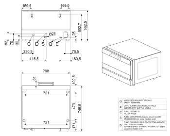 Печь конвекционная Smeg ALFA 420 E1HDS